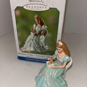 Hallmark Keepsake Barbie Wishes 2002 Exclusive Christmas Ornament New In Box